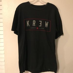 black krew tee shirt